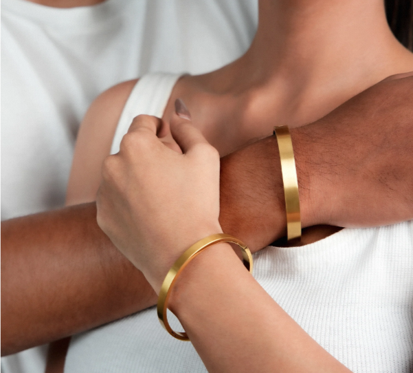 couple bracelet gold