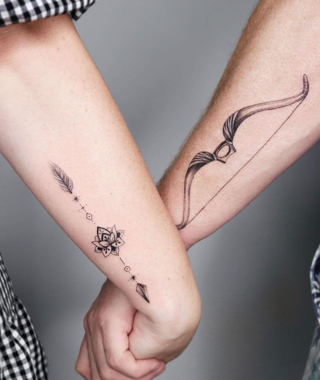 soulmate tattoos arrow