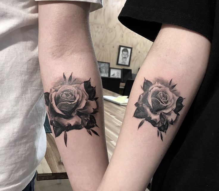 soulmate tattoo rose