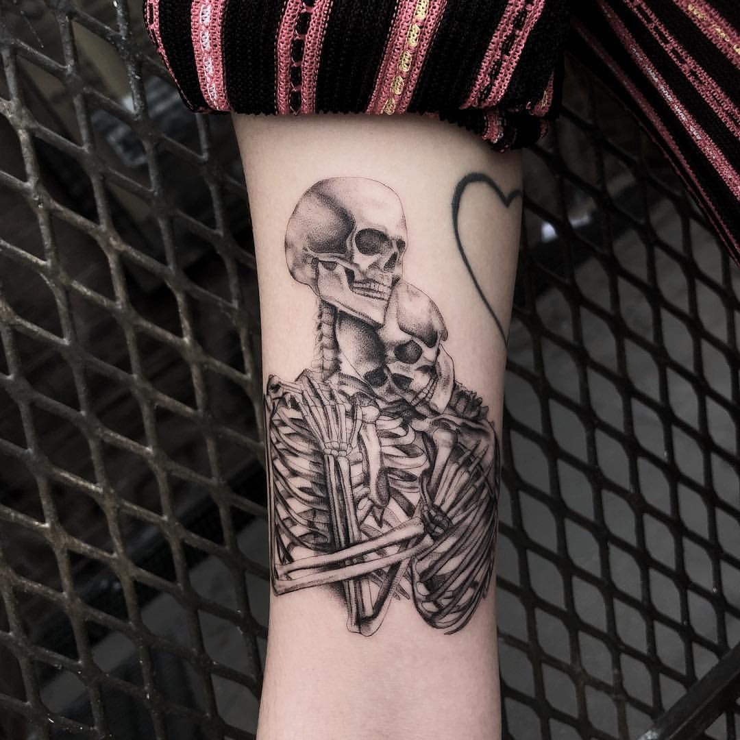 soulmate tattoos Skeleton