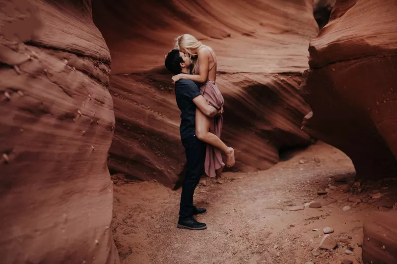 western engagement photos