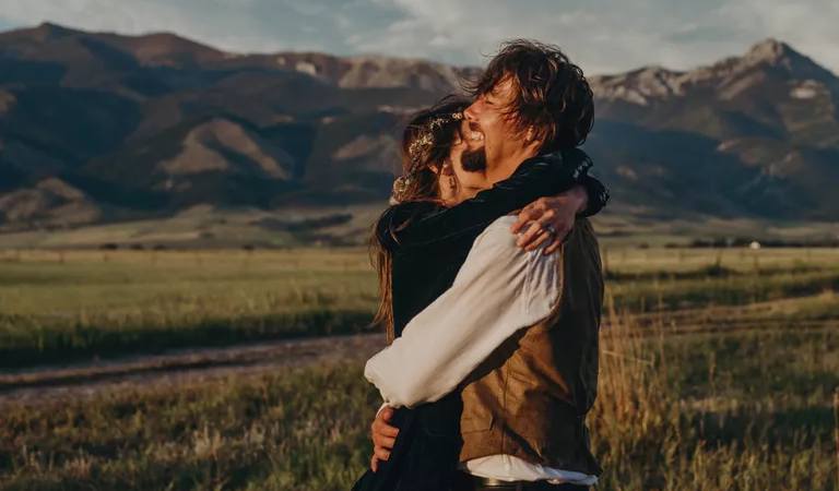 western engagement photos