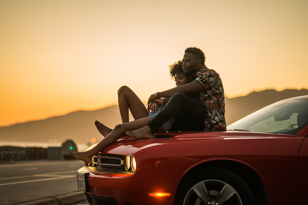 western engagement photos