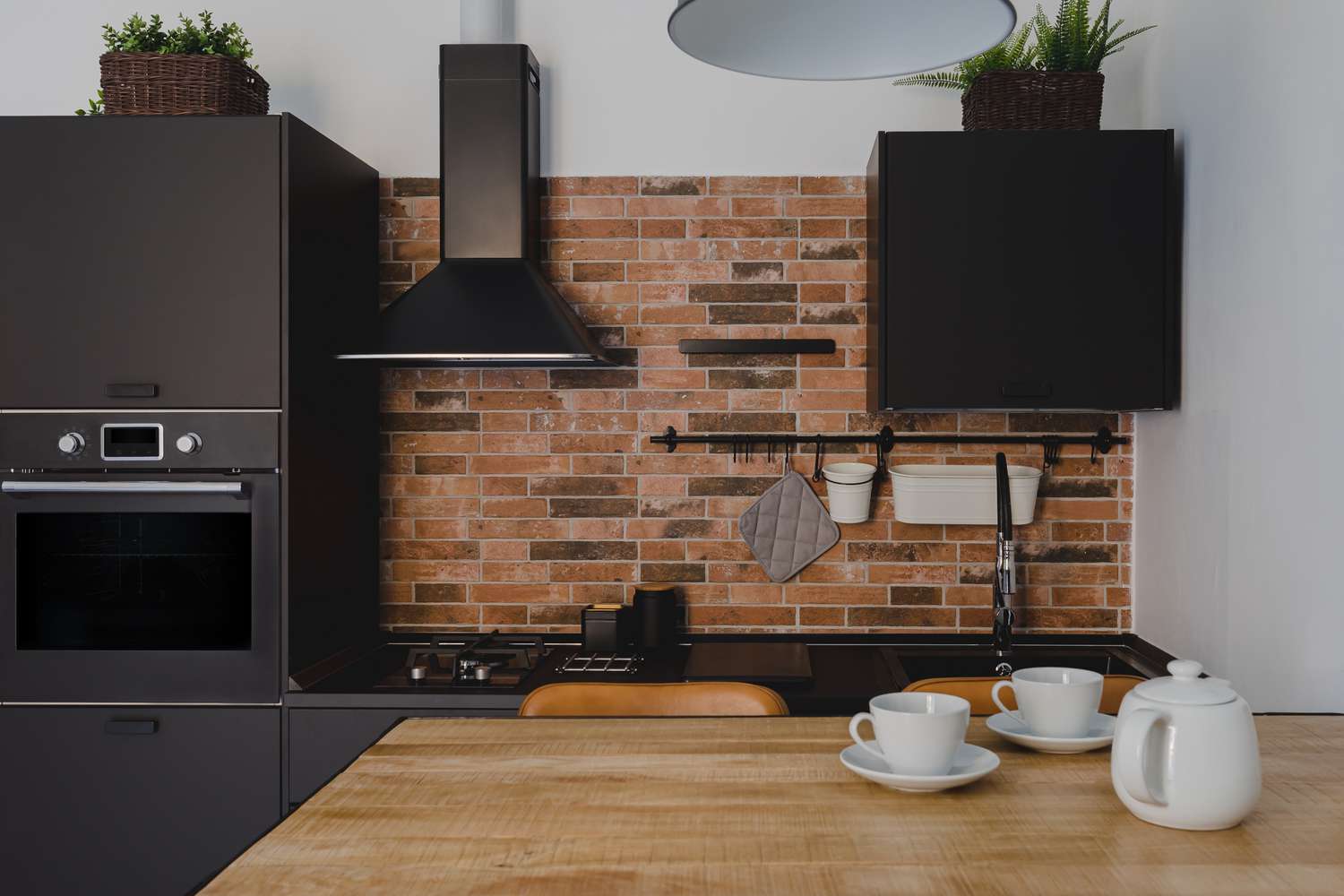 matte black kitchen appliances