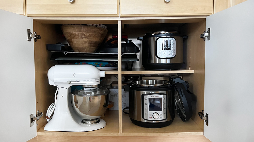 how to store kitchen appliances