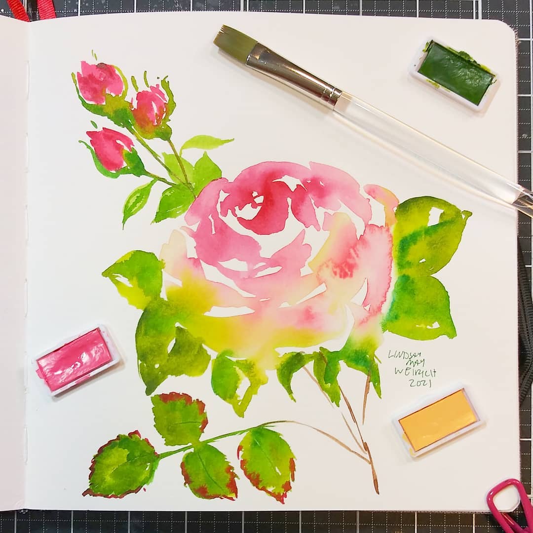 Nature’s Beauty: Mastering Flowers in Watercolor Painting缩略图