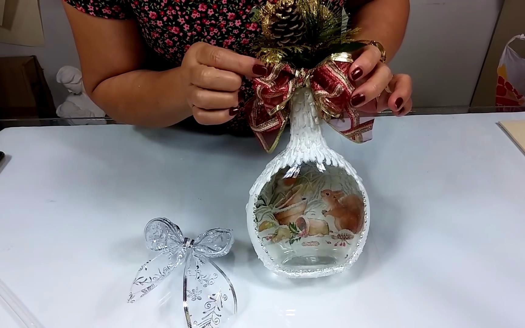 diy christmas vase ideas