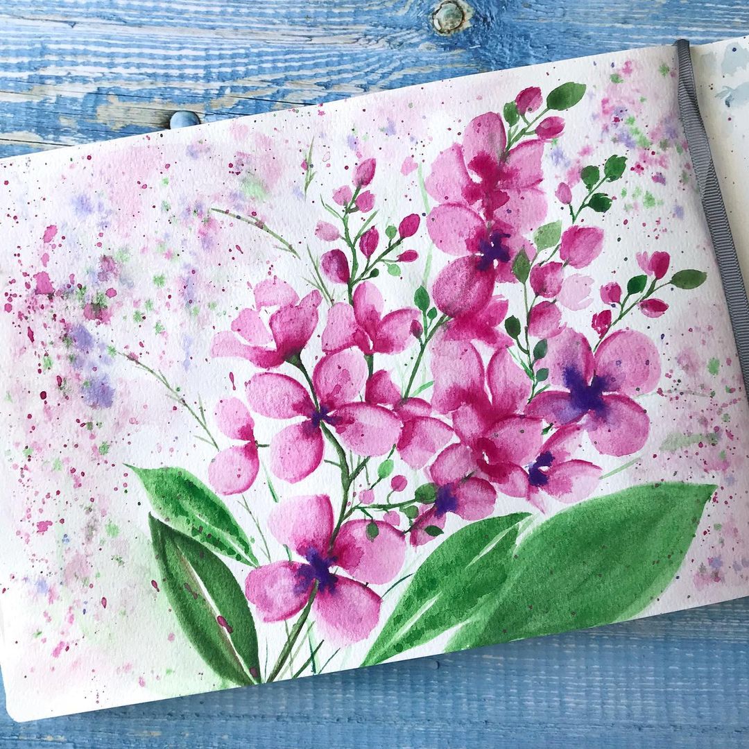 simple watercolor painting ideas
