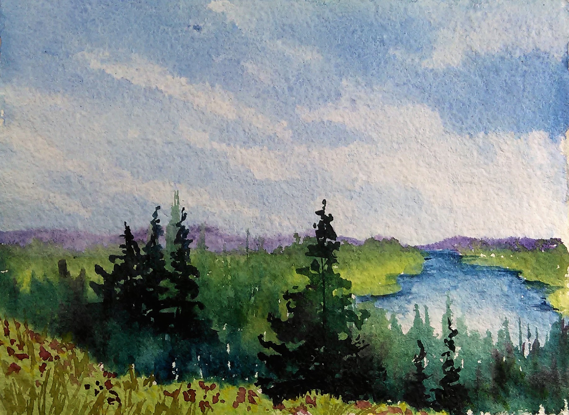 Easy Landscape Watercolor Painting Projects to Inspire Creativity插图3