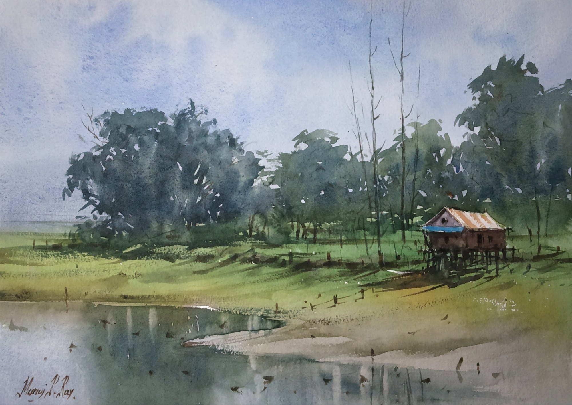Exploring Watercolor Painting Landscapes for Artistic Enthusiasts插图3