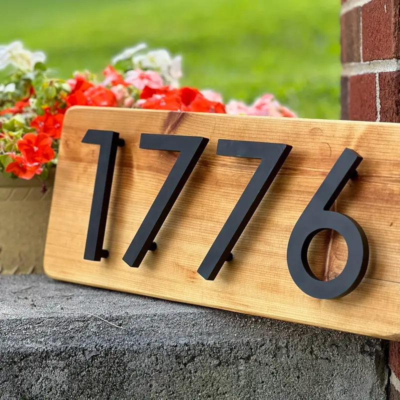 decorative numbers for house