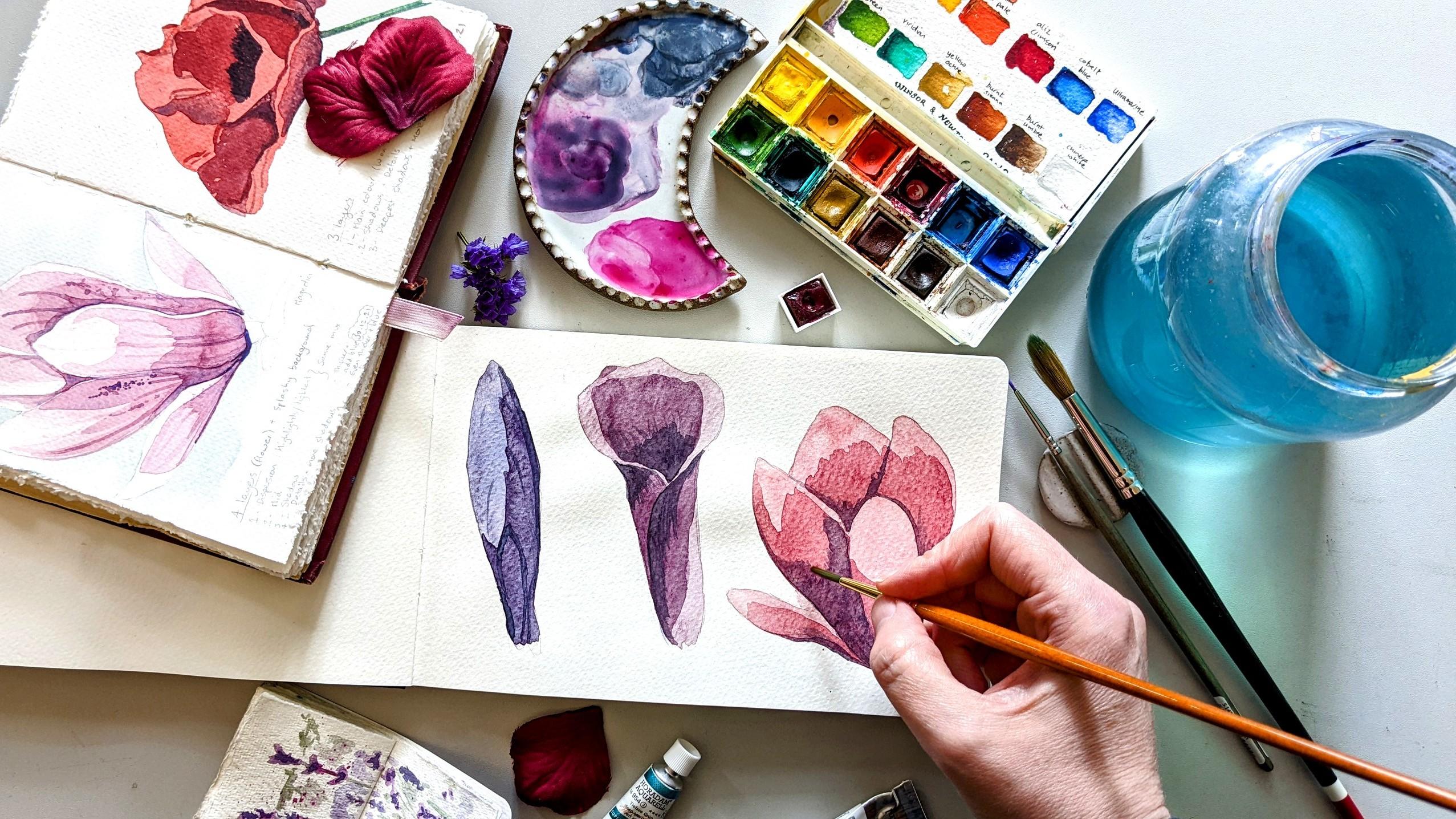 learn watercolor painting