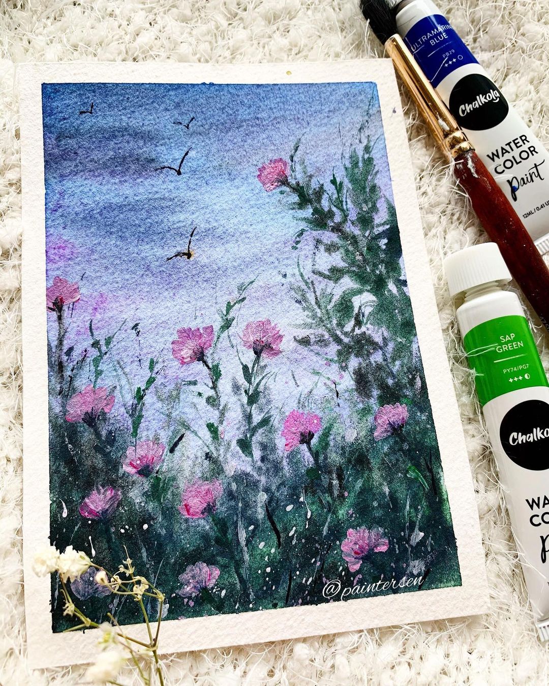 cool watercolor painting ideas