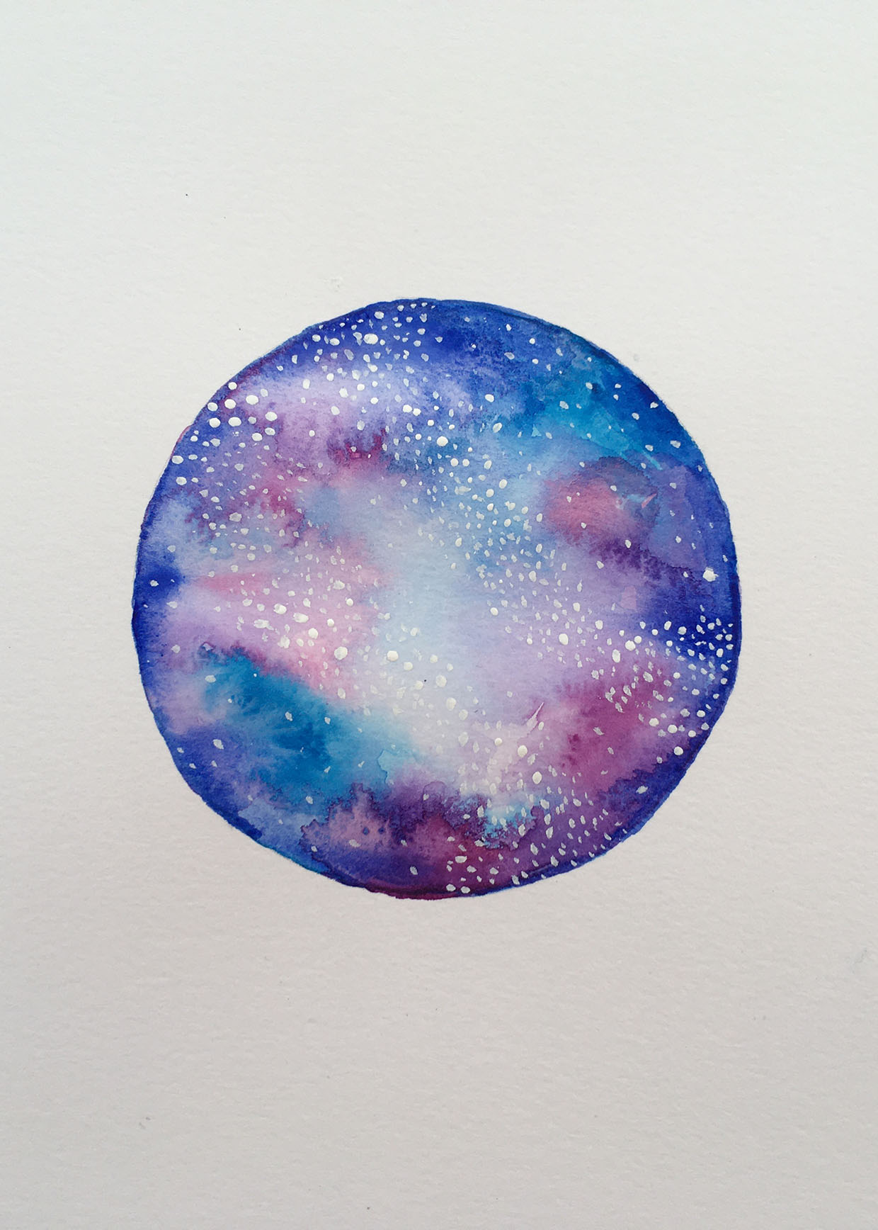Unleash Your Creativity with Galaxy Watercolor Painting缩略图