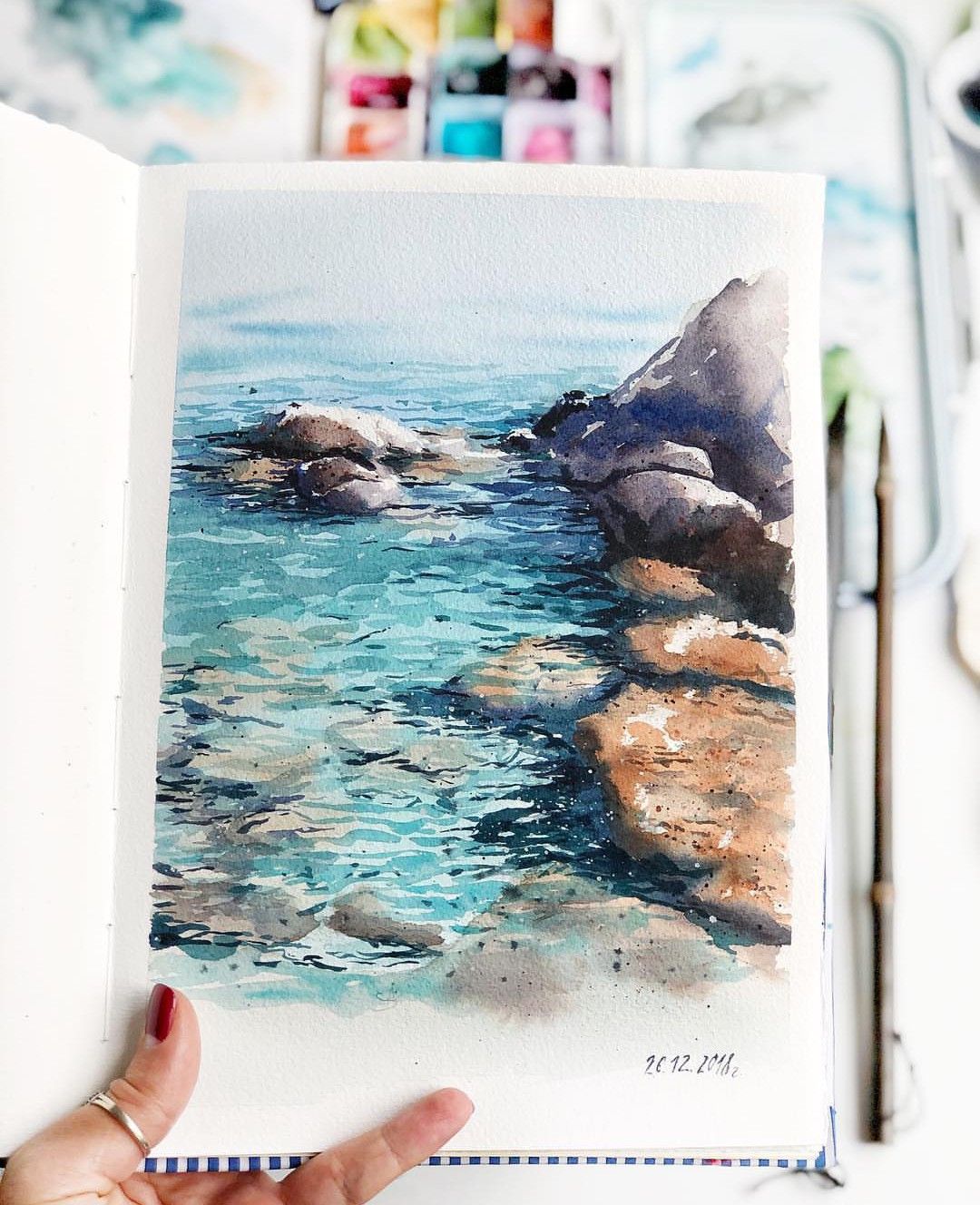 watercolor painting inspo