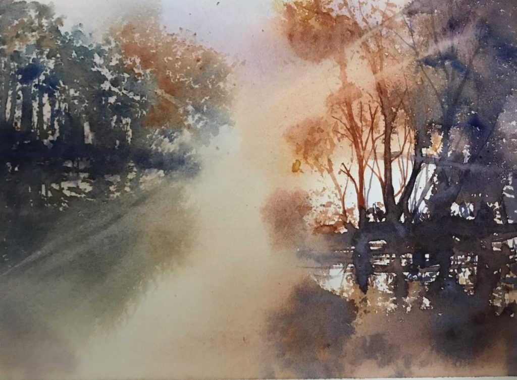 how to start watercolor painting