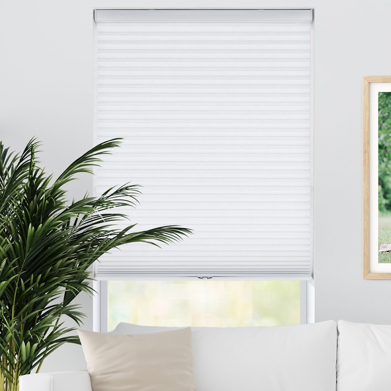 how to put blinds down without string