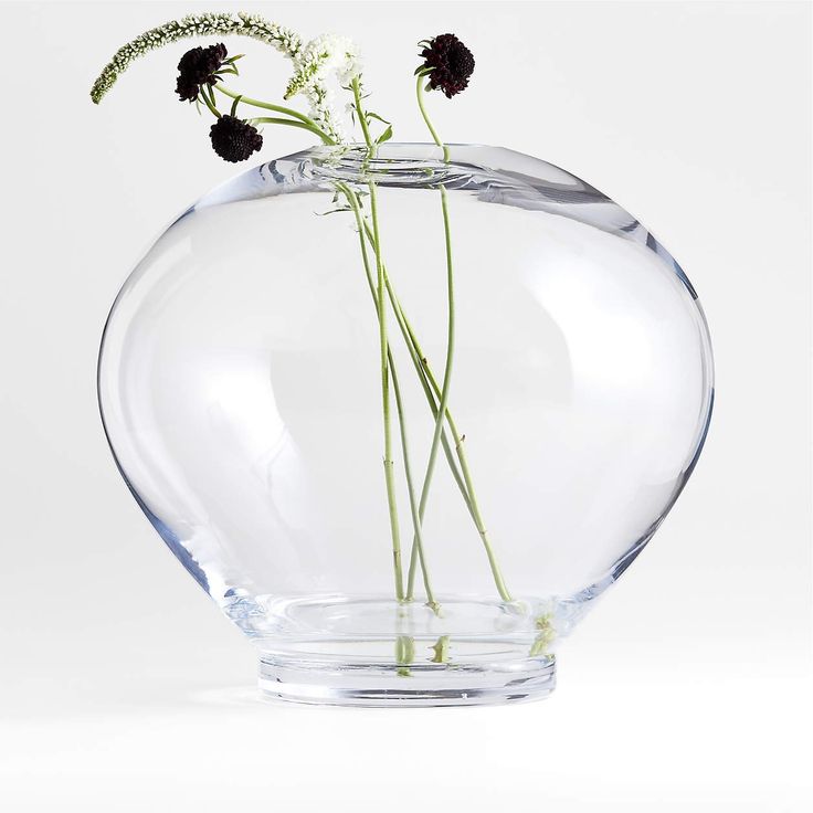 Clear Hand vase