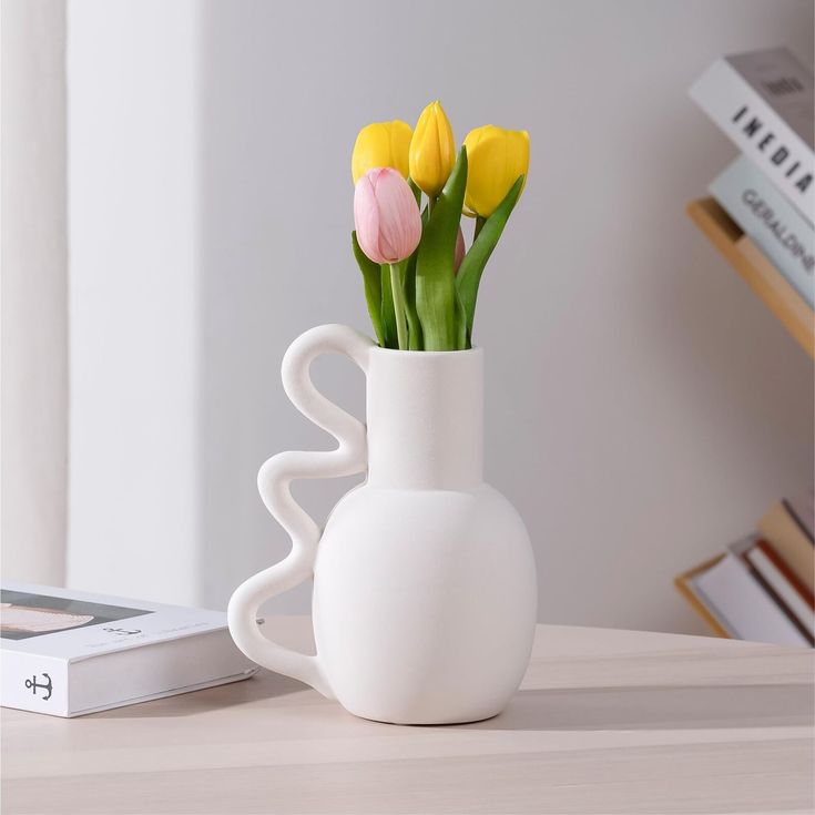 White vase