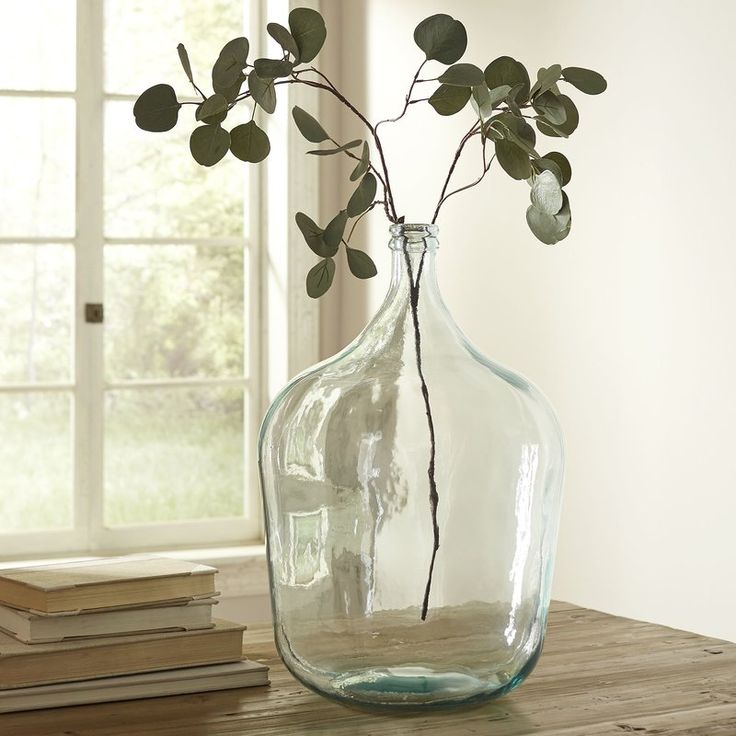 large glass vase