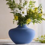 blue color vase