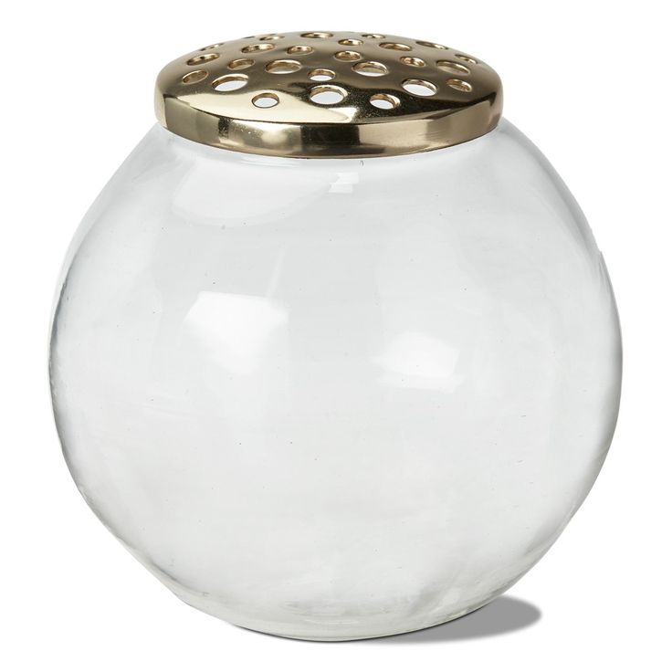 large clear vases with lid