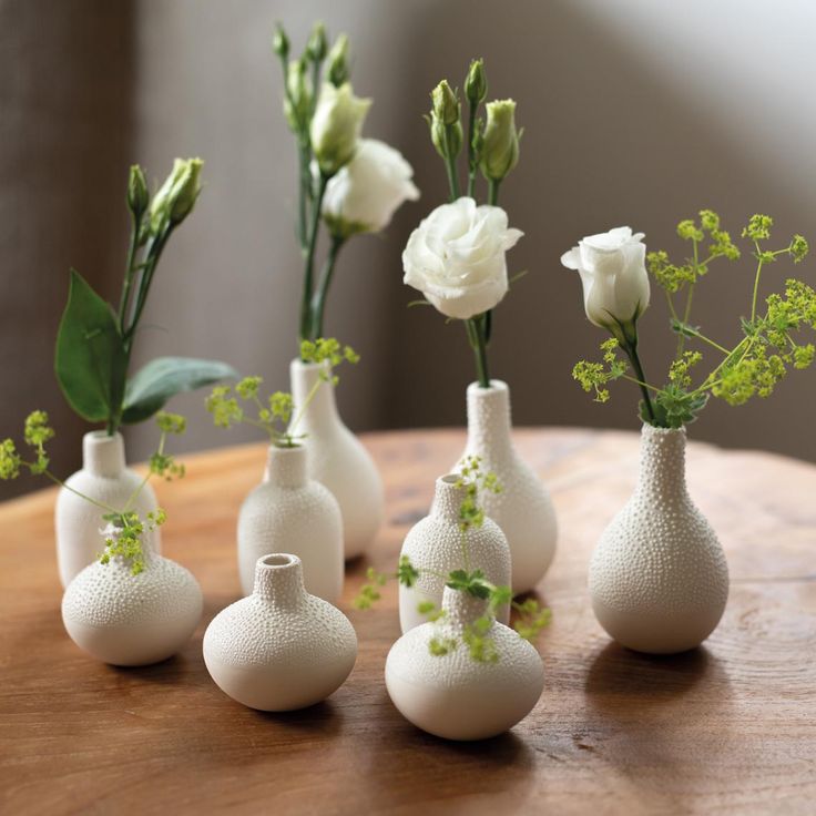 Pearl Stoneware Mini Vase