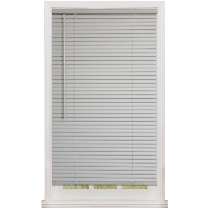 corded vinyl mini blinds