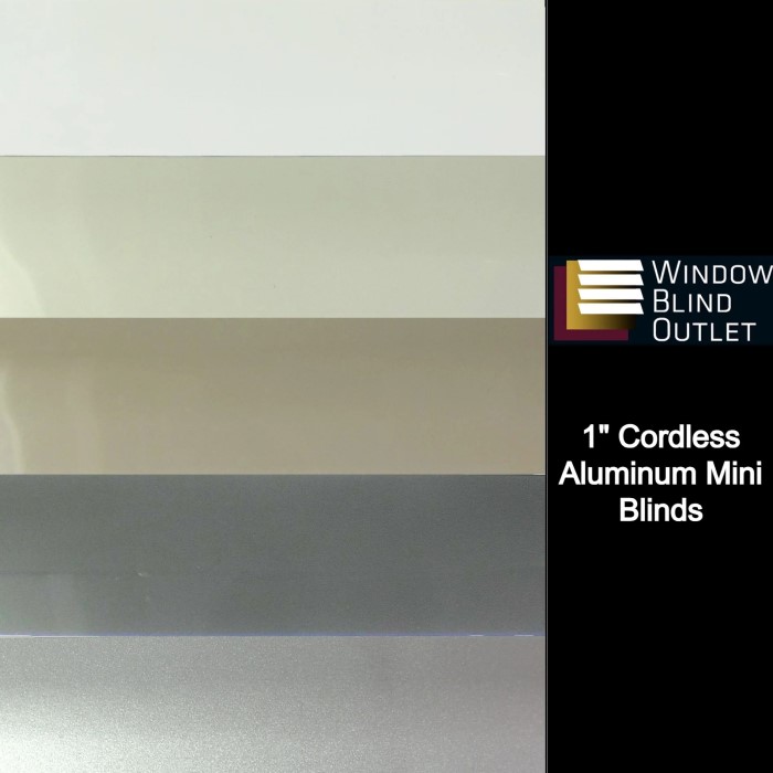 aluminum mini blinds