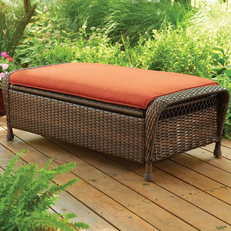 outdoor storage ottoman