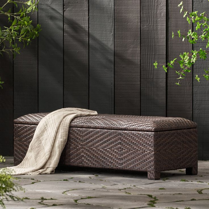outdoor storage ottoman