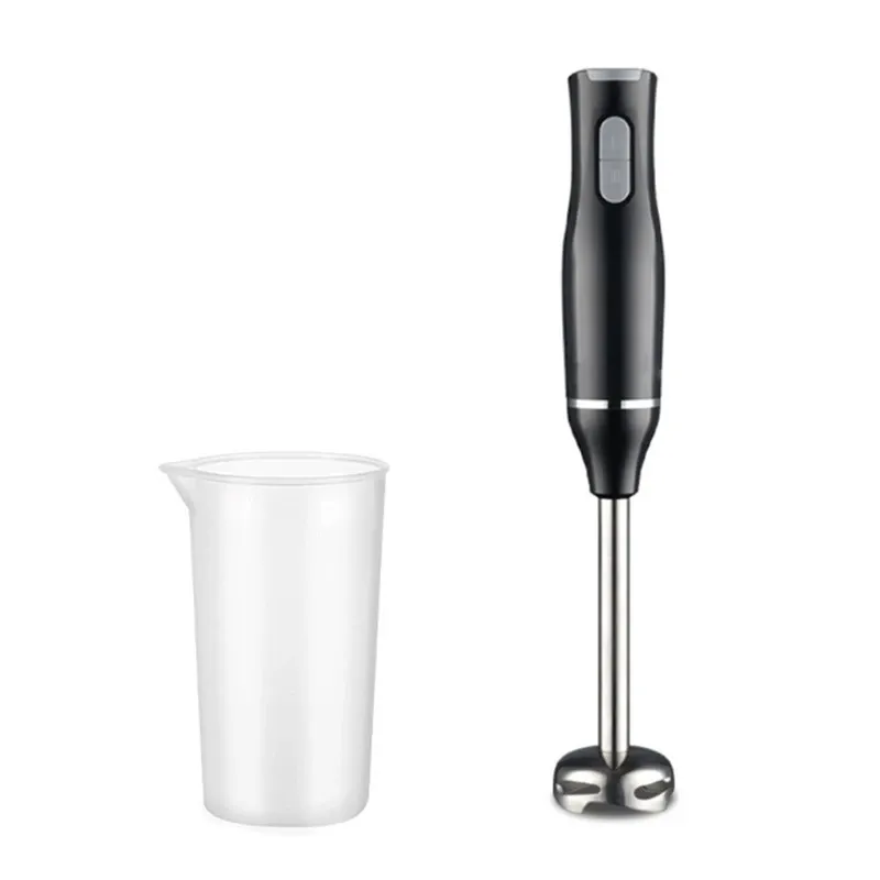 making a milkshake using a hand blender