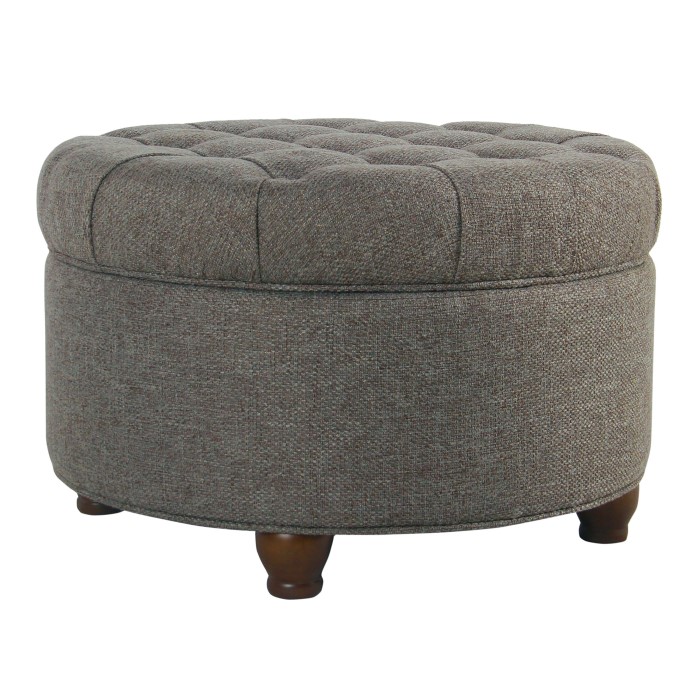 tufted storage ottoman