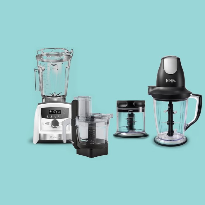blender and a food processor