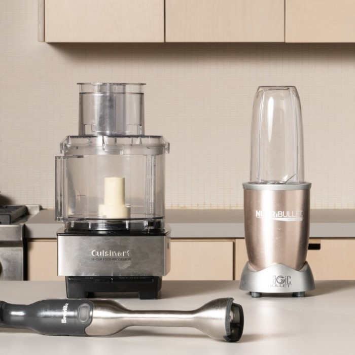 blender and a food processor