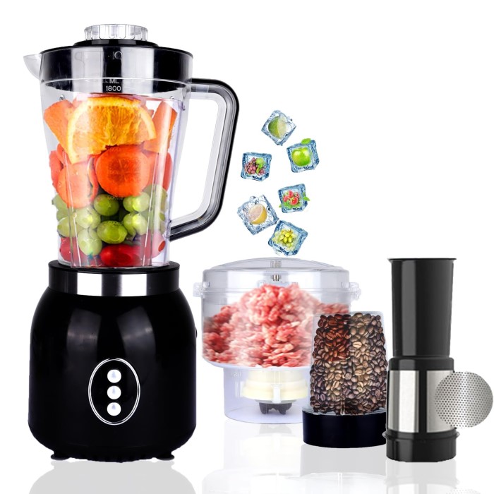 blender and a food processor