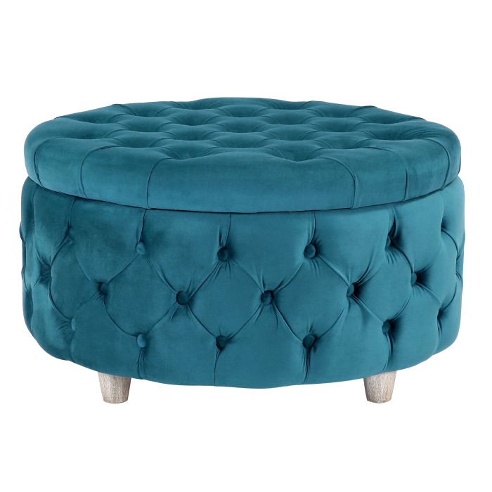 tufted storage ottoman