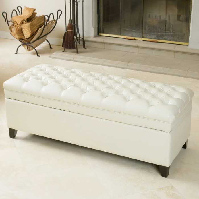 tufted storage ottoman