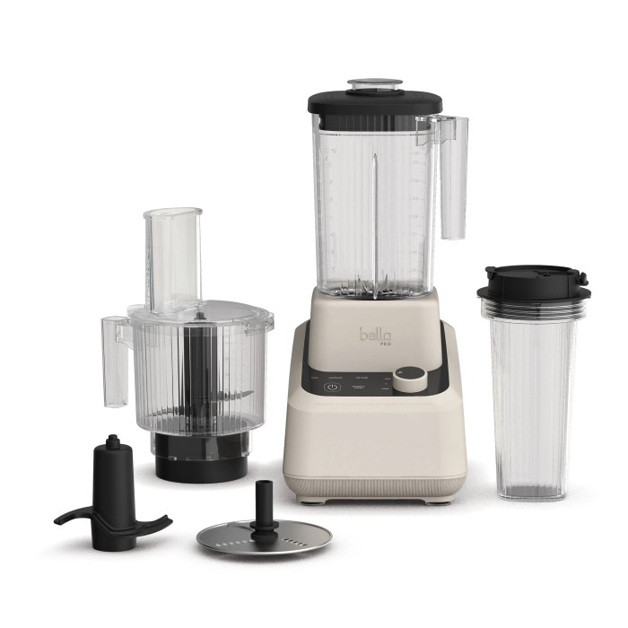 blender and a food processor