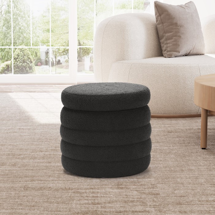 modern storage ottoman