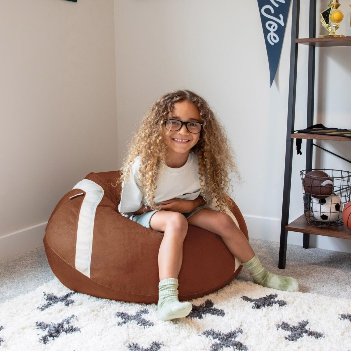 football bean bag chair