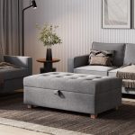 modern storage ottoman