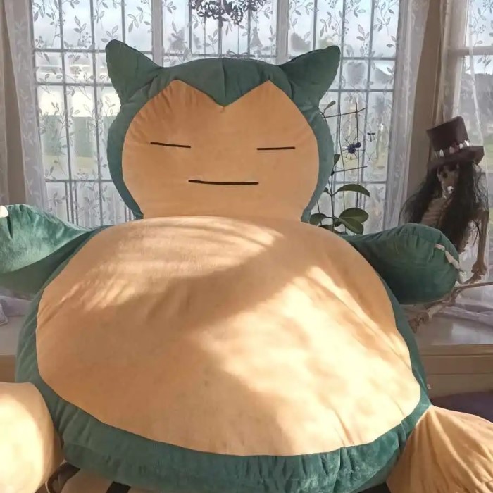 snorlax bean bag chair