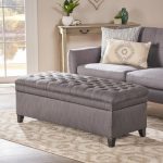 rectangle ottoman with storage