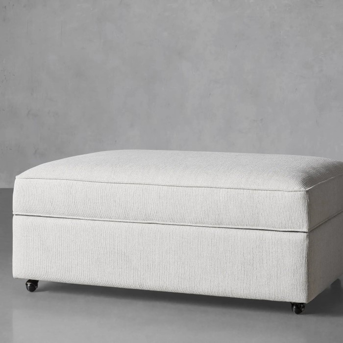modern storage ottoman