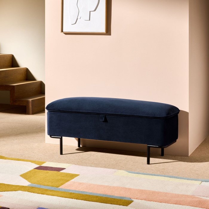 rectangle ottoman with storage