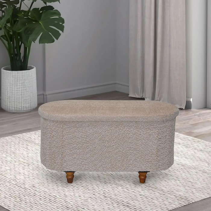 modern storage ottoman