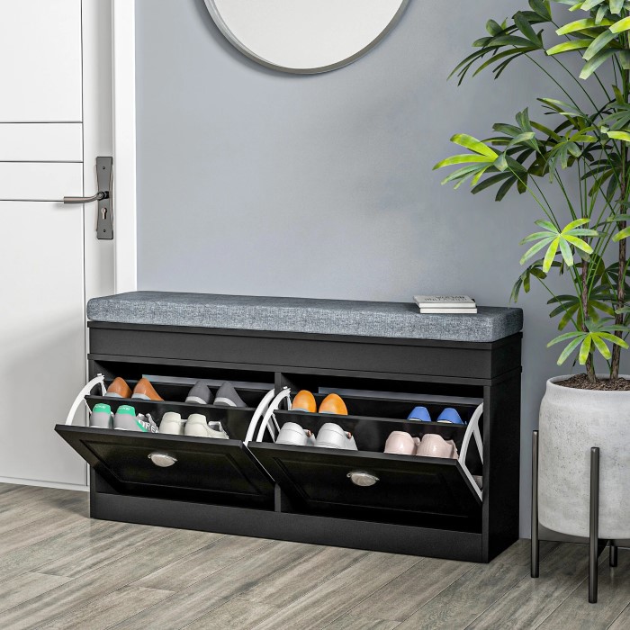 shoe storage ottoman