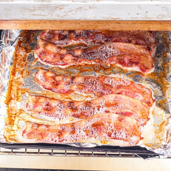 how to cook bacon in toaster oven