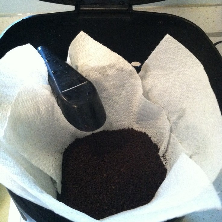 can you use a paper towel as a coffee filter